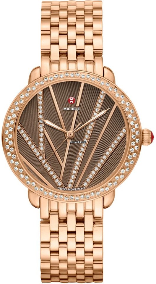 Michele Serein Womens watch Quartz Rose gold MWW21B000113