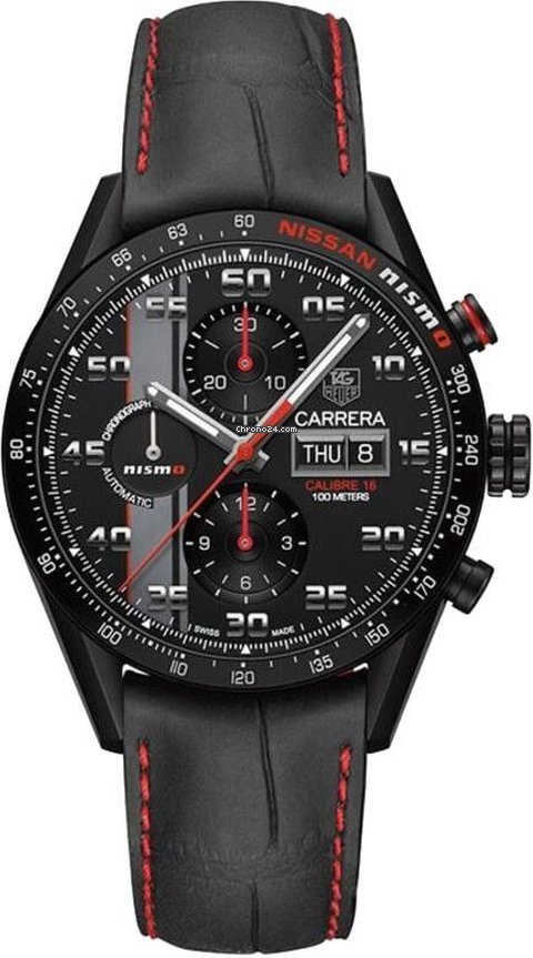 TAG Heuer Carrera Calibre 16 Mens watch Unisex Automatic Titanium CV2A82-FC6237