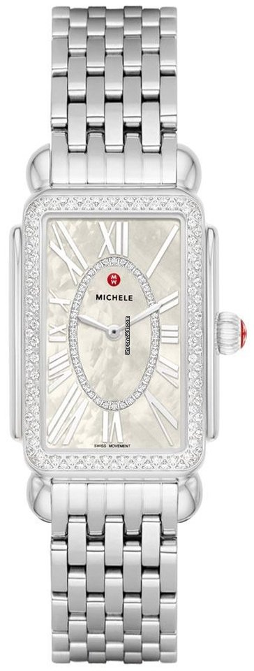 Michele Deco Womens watch Quartz Steel MWW06E000142