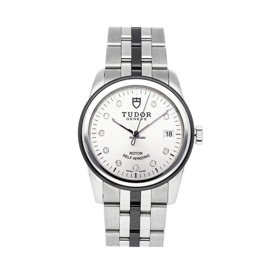 Tudor Glamour Date Womens watch Automatic Steel 55010N SLV DI BRC