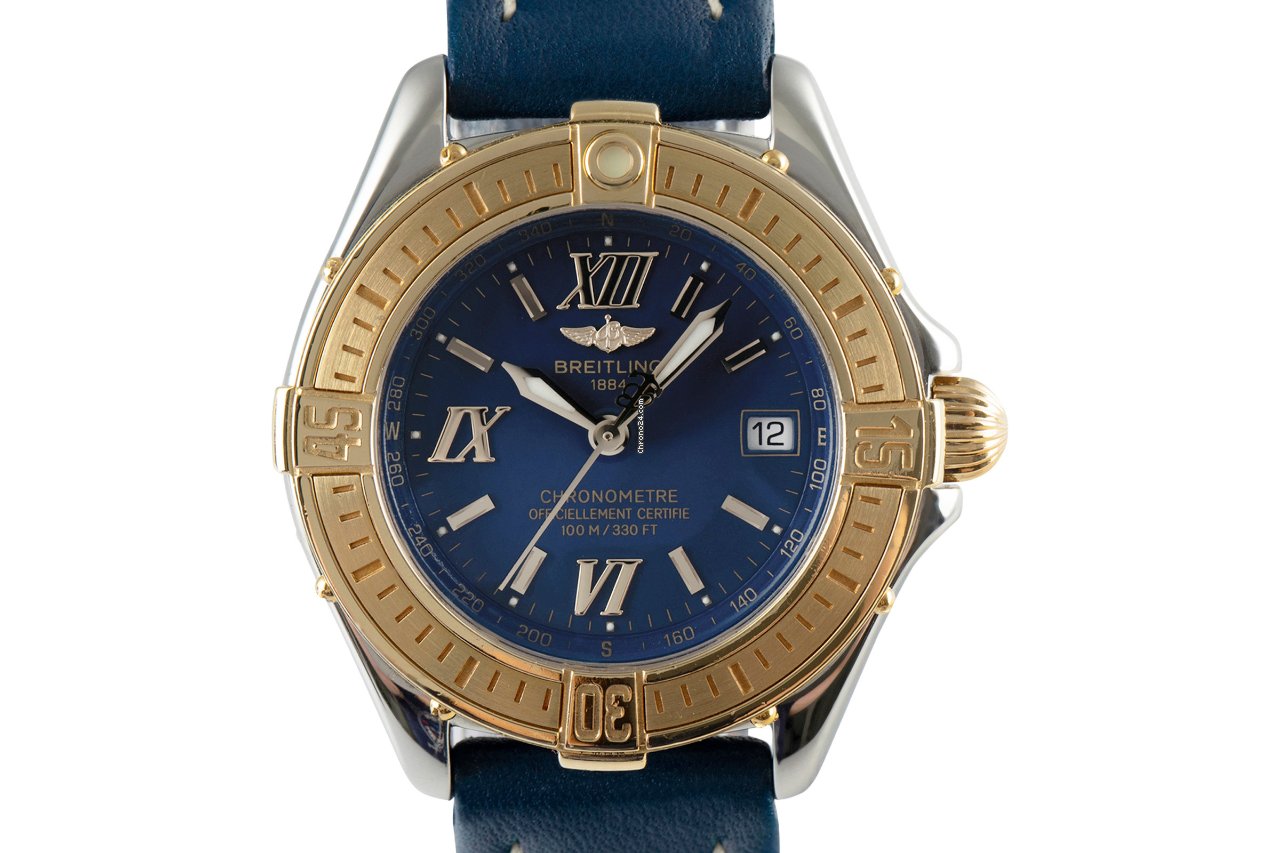 Breitling Womens watch Quartz Gold Steel D71365