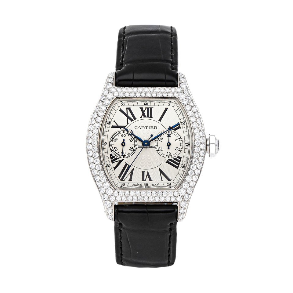 Cartier Tortue Womens watch Manual winding White gold WA506351