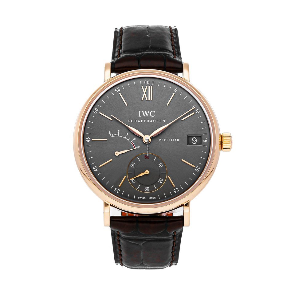 IWC Portofino Hand-Wound Mens watch Unisex Manual winding Rose gold IW5101-04