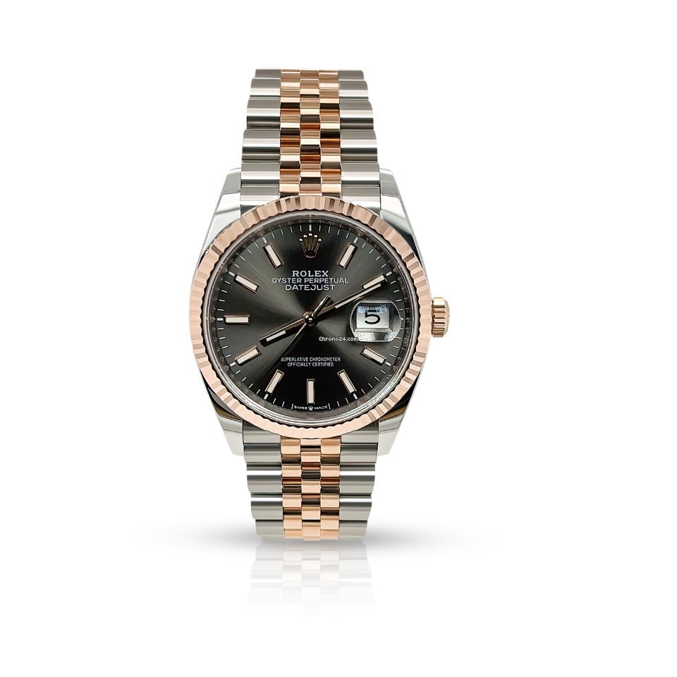 Rolex Datejust 36 Mens watch Unisex Gold Steel Automatic 126231-0013