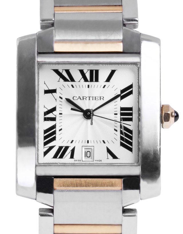Cartier Tank Francaise Mens watch Unisex Automatic Gold Steel W51005Q4 2302