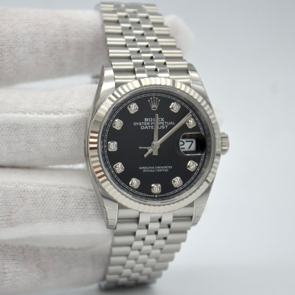 Rolex Datejust 36 Womens watch White gold Automatic 126234-0027