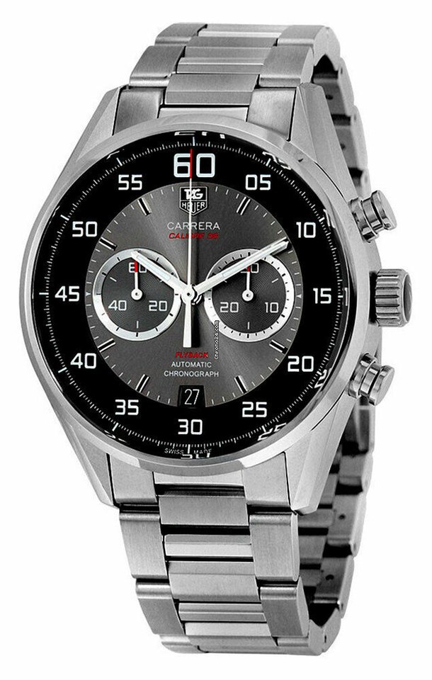 TAG Heuer Carrera Calibre 36 Automatic Steel CAR2B10.BA0799 CAR2B10BA0799