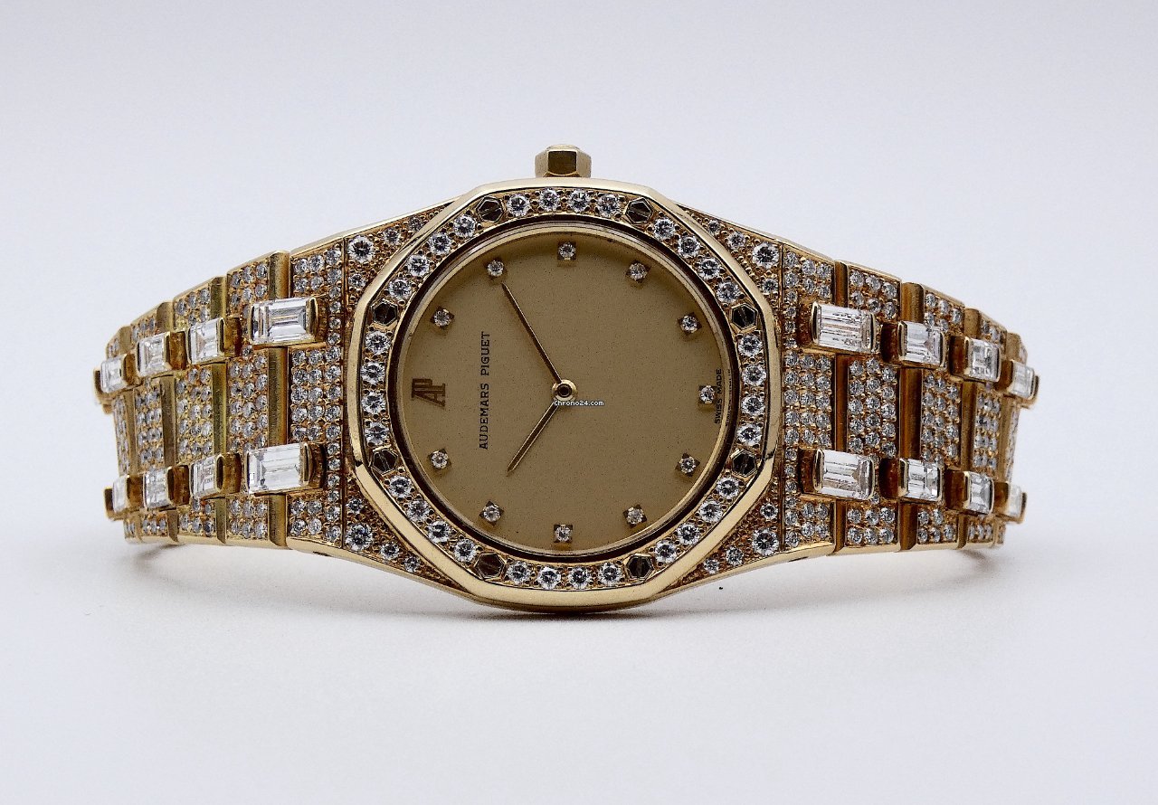 Audemars Piguet Royal Oak Mens watch Unisex Quartz Yellow gold BA56343 699