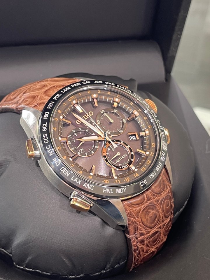 Seiko Astron GPS Solar Chronograph Titanium SSE025J1