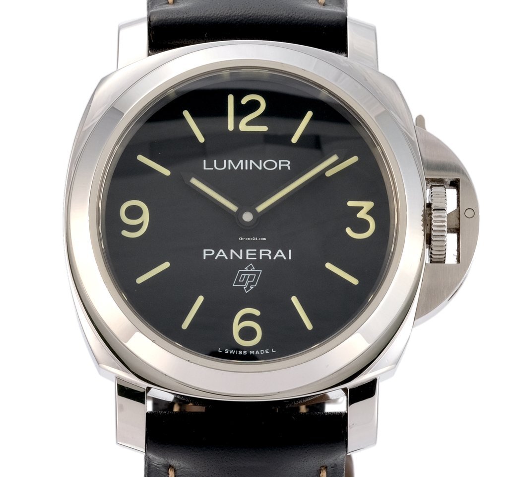 Panerai Luminor Base Logo Mens watch Unisex Manual winding Steel PAM 00773