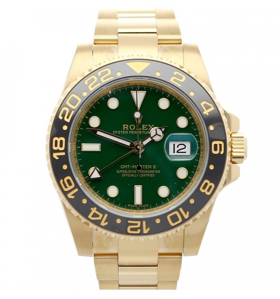 Rolex GMT-Master II Yellow gold Automatic 116718 LN GR