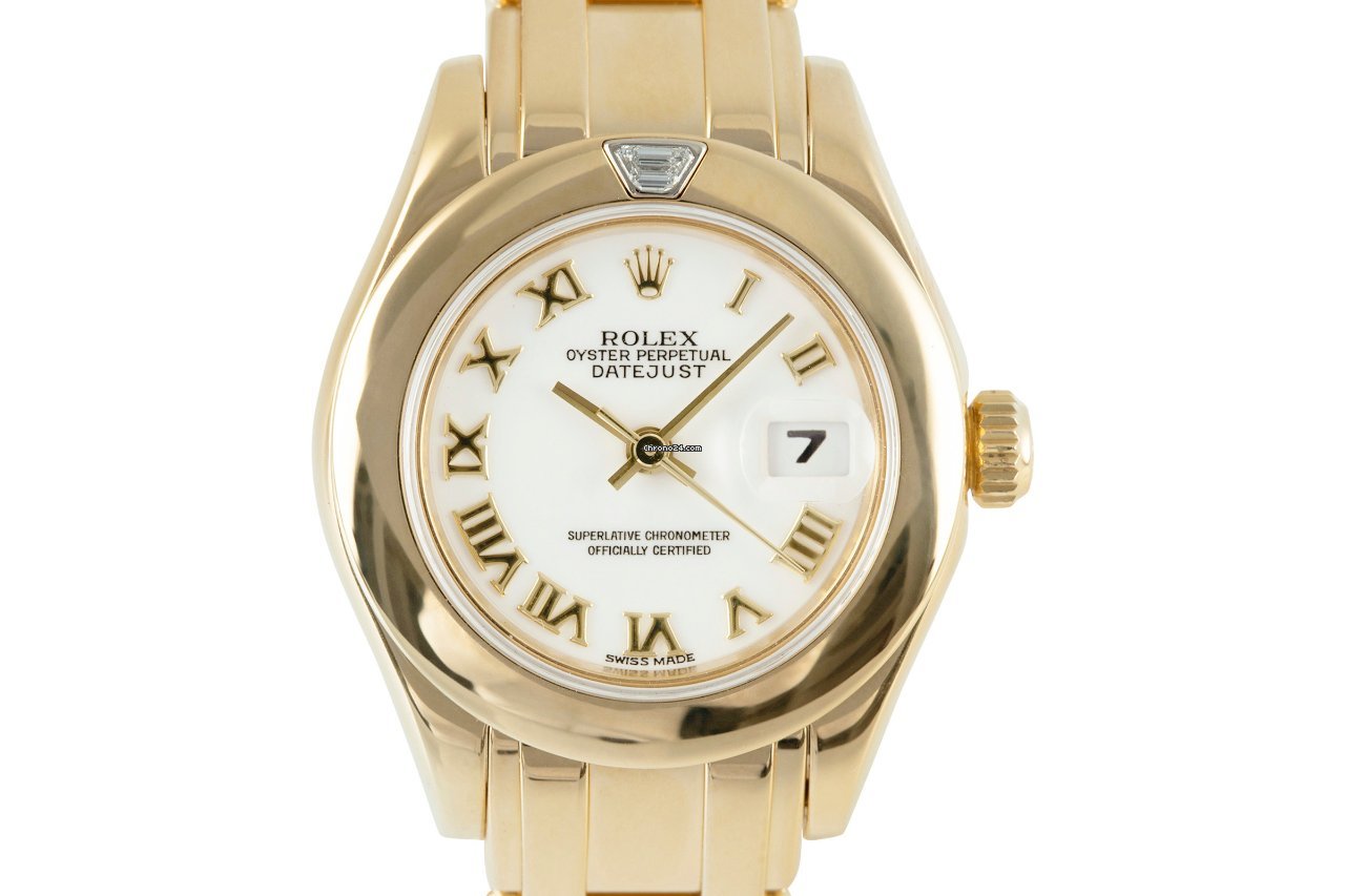 Rolex Pearlmaster Womens watch Yellow gold Automatic 69328
