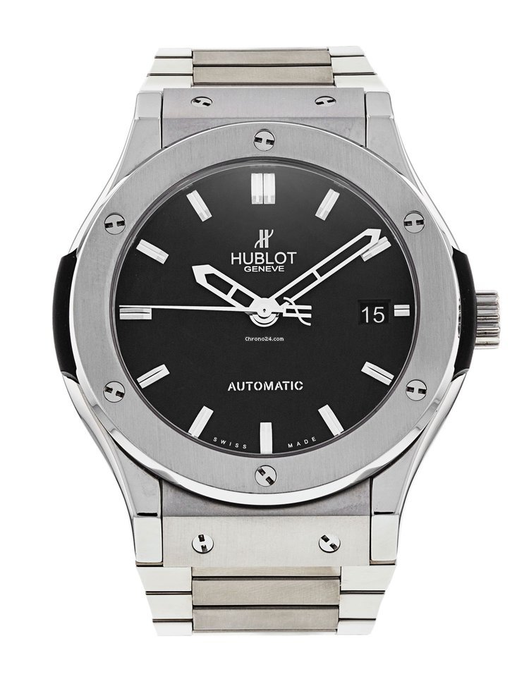 Hublot Classic Fusion 45, 42, 38, 33 mm Mens watch Unisex Automatic Titanium 511.NX.1170.NX