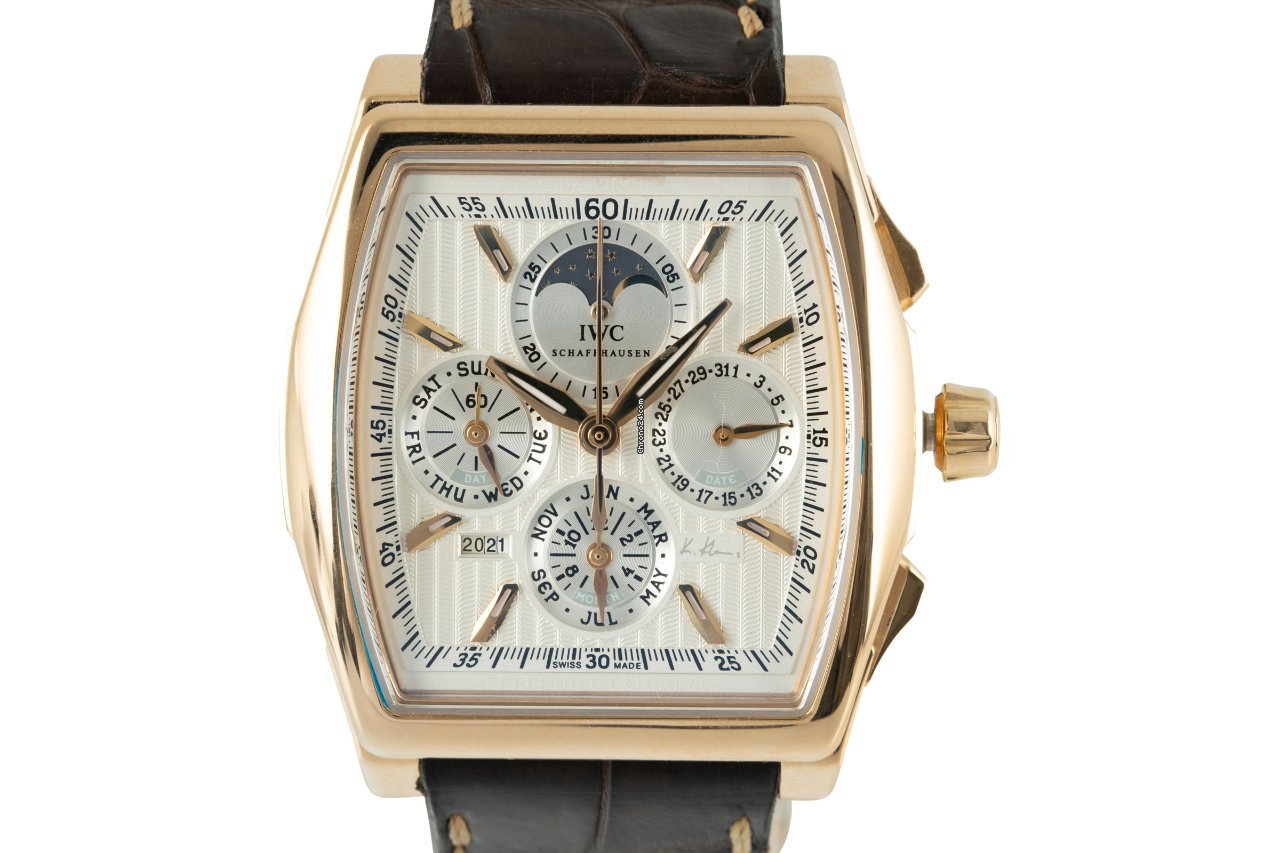 IWC Da Vinci Perpetual Calendar Mens watch Unisex Automatic Yellow gold 3762