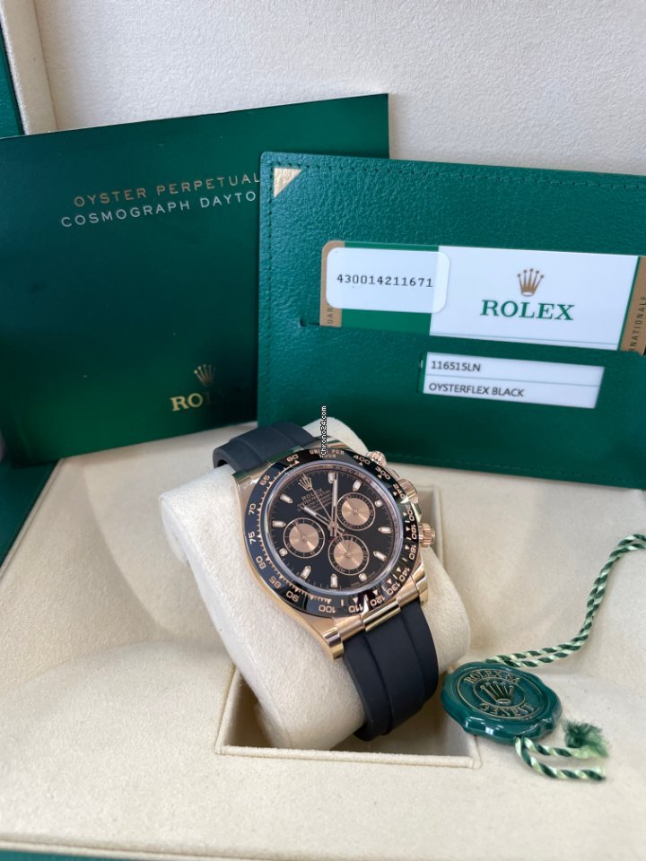 Rolex Daytona Mens watch Unisex Rose gold Automatic 116515ln