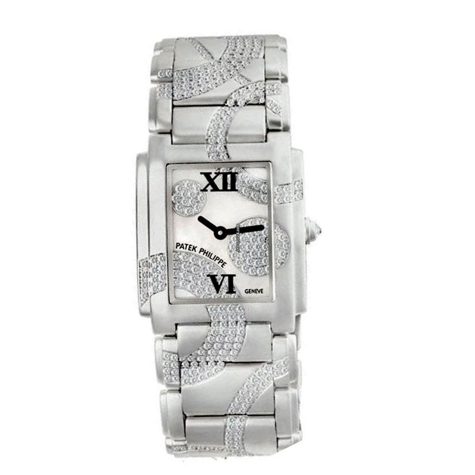 Patek Philippe Twenty~4 Womens watch Quartz White gold 4910 49G-001