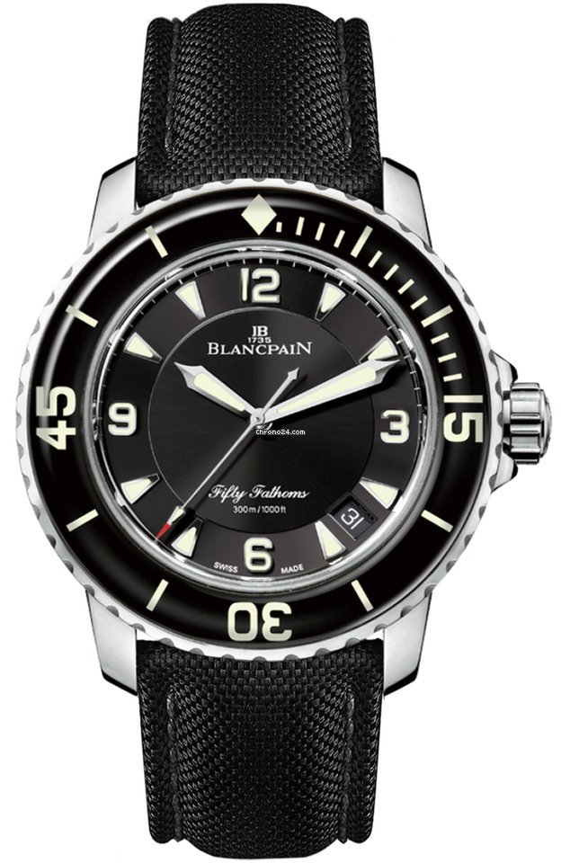 Blancpain Fifty Fathoms Mens watch Unisex Automatic Steel 5015-1130-52B