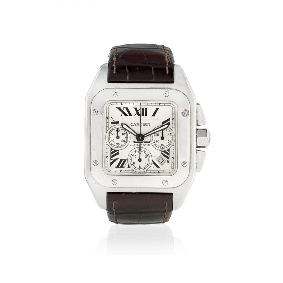 Cartier Santos 100 Mens watch Unisex Automatic Steel 2740