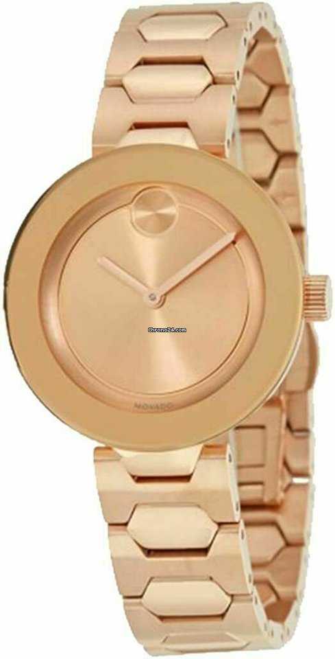 Movado Bold Womens watch Quartz Gold Steel 3600387