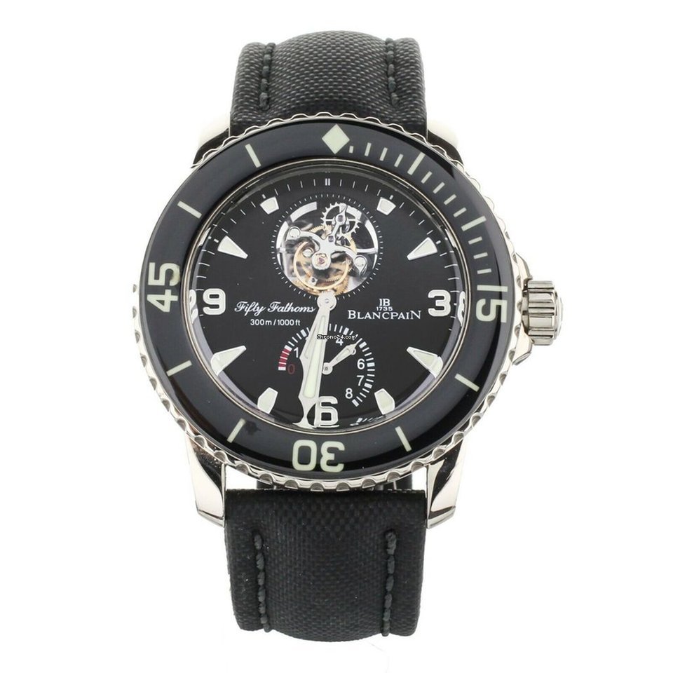 Blancpain Fifty Fathoms Mens watch Unisex Automatic White gold 5025-1530-52-A