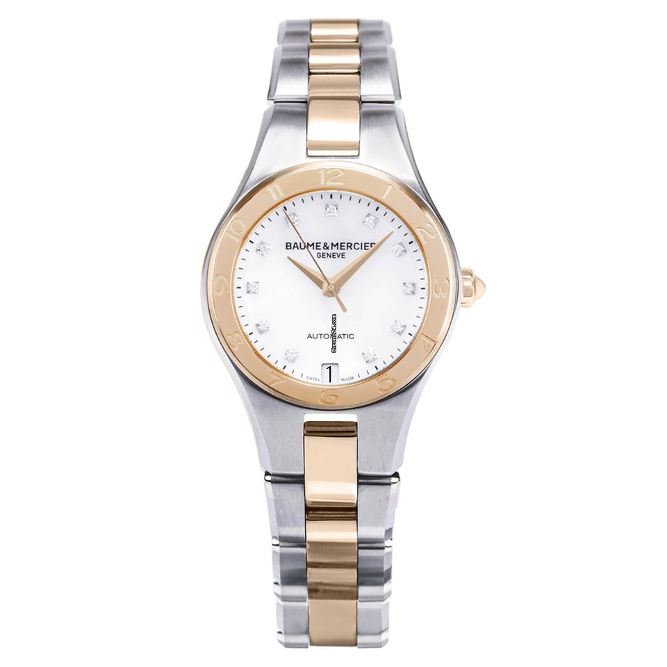 Baume & Mercier Linea Womens watch Automatic Gold Steel M0A10114