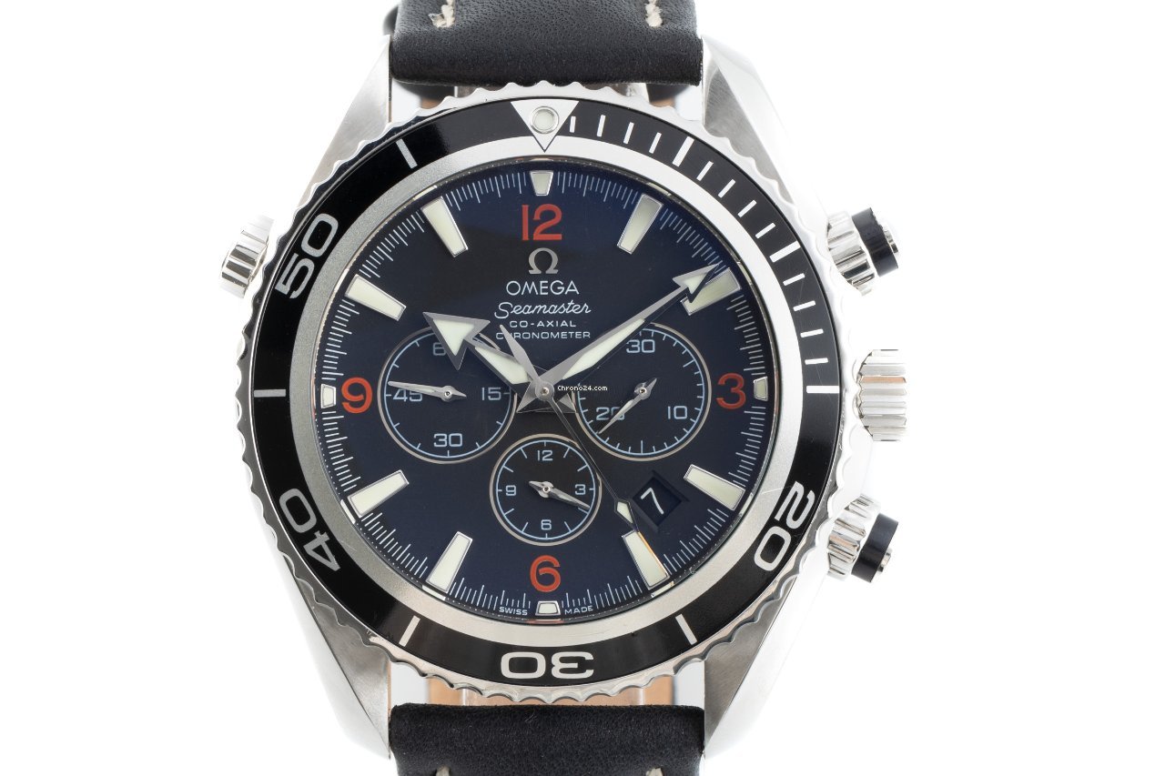 Omega Seamaster Planet Ocean Chronograph Mens watch Unisex Automatic Steel 2910.51.82