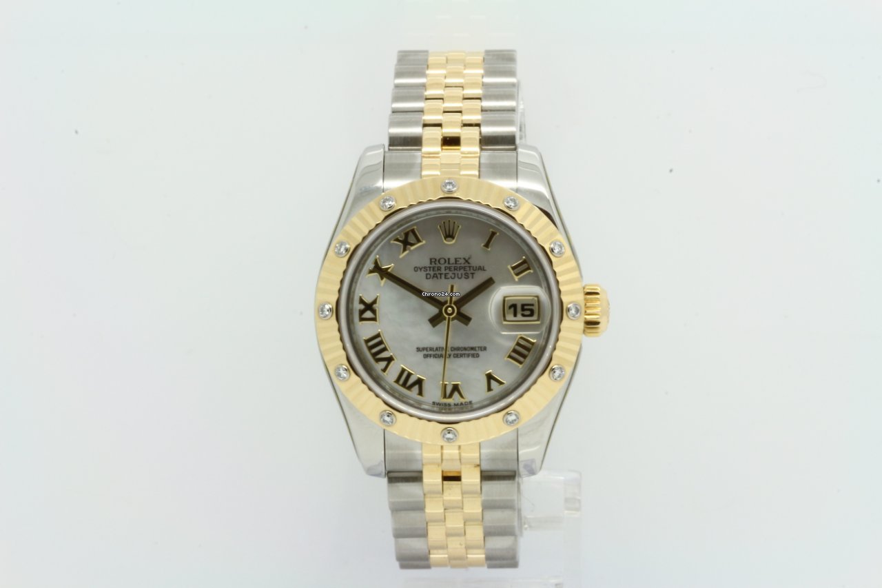 Rolex Lady-Datejust Womens watch Gold Steel Automatic 179313