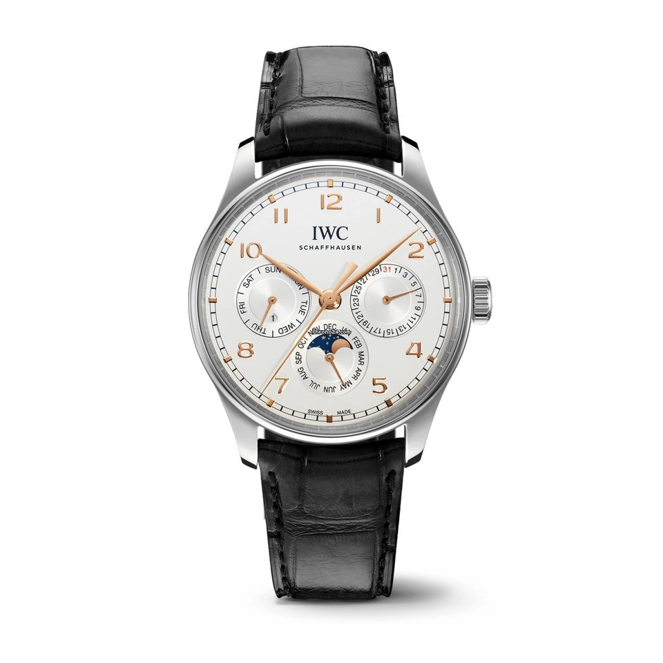 IWC Portuguese Perpetual Calendar Mens watch Unisex Automatic Steel IW344203