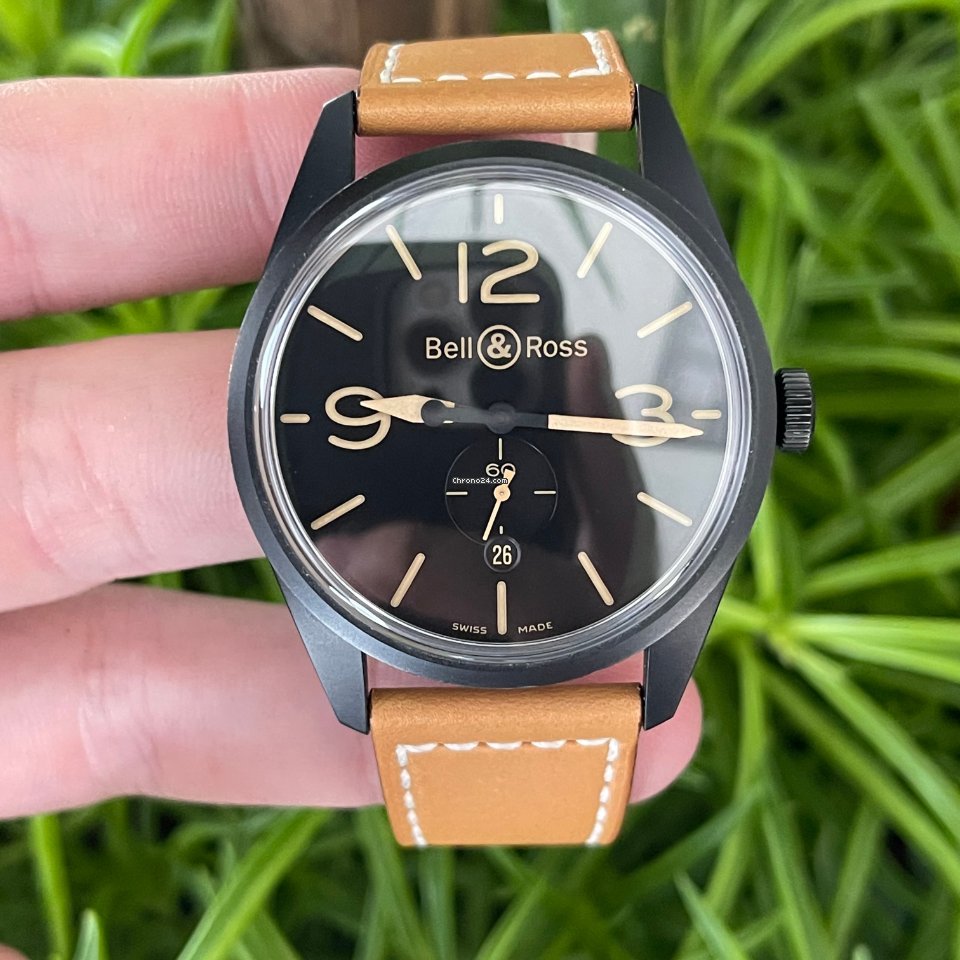 Bell & Ross BR V1 Mens watch Unisex Automatic Steel BRV123-HERITAGE