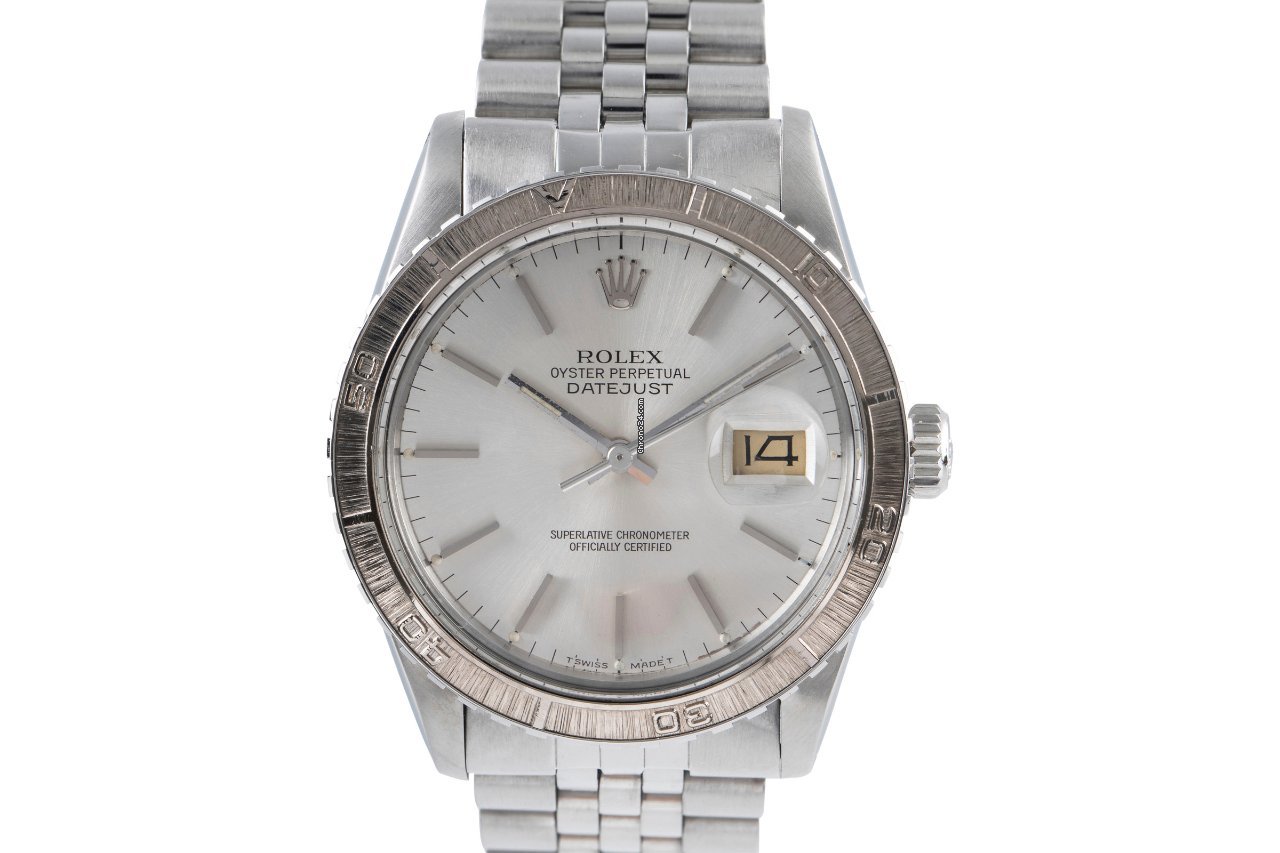 Rolex Datejust Turn-O-Graph Mens watch Unisex Gold Steel Automatic 16250
