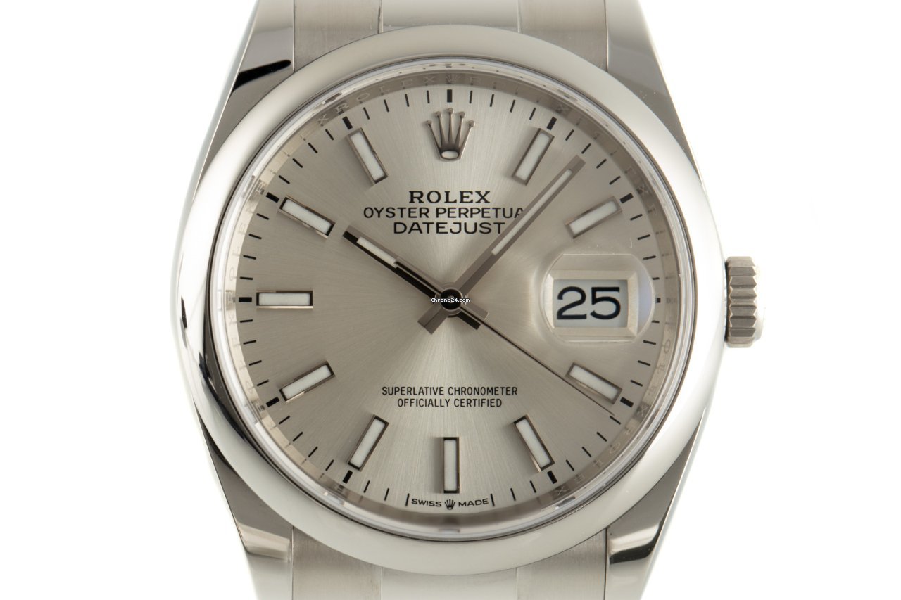 Rolex Datejust 36 Mens watch Unisex Steel Automatic 126200