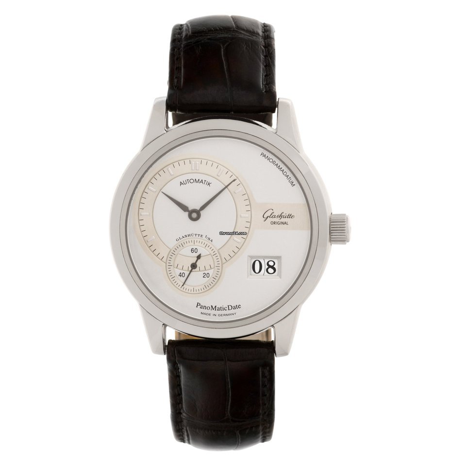 Glashtte Original PanoMaticDate Mens watch Unisex Automatic Steel 90-01-02-02-04