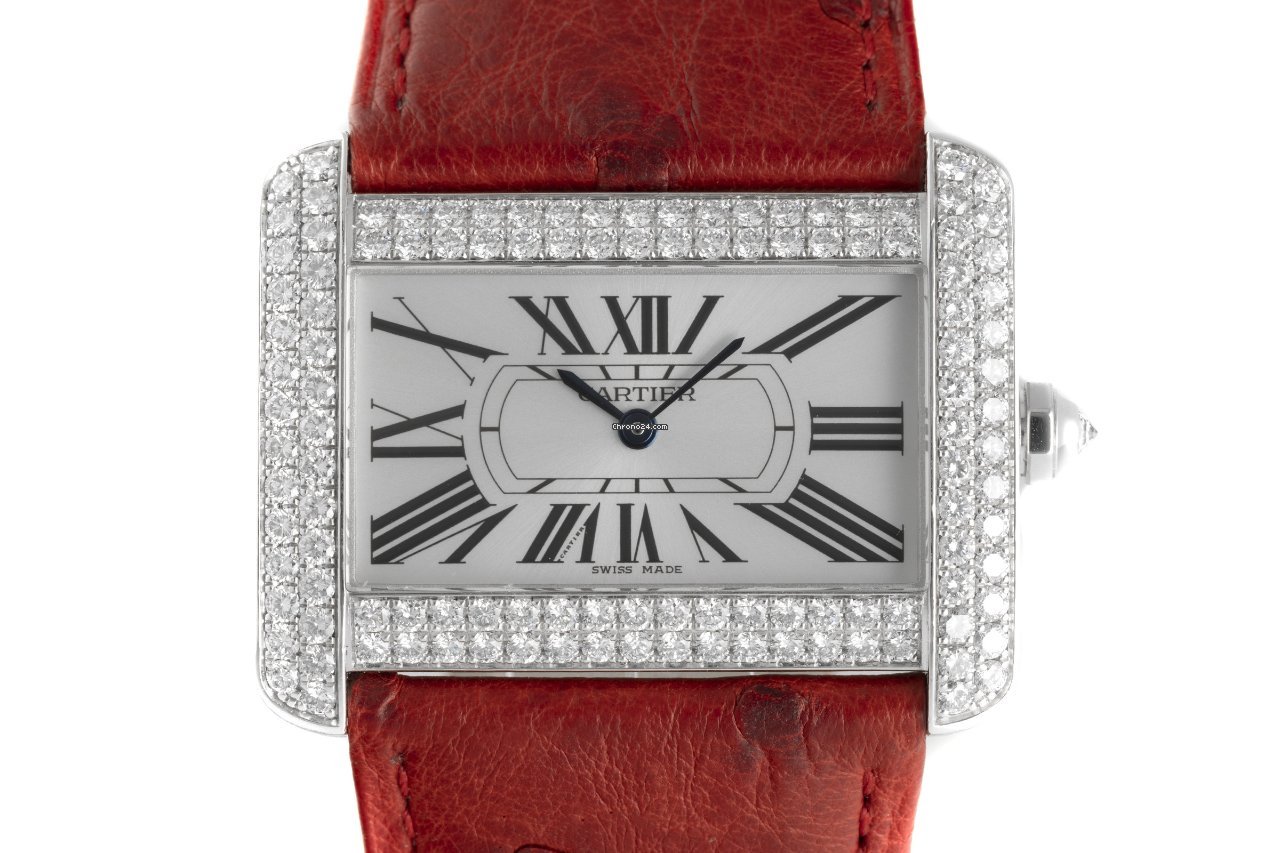 Cartier Tank Divan Womens watch Quartz White gold 2614