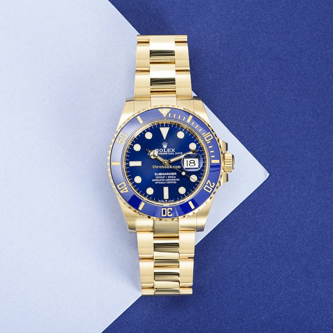 Rolex Submariner Date Mens watch Unisex Yellow gold Automatic 126618LB