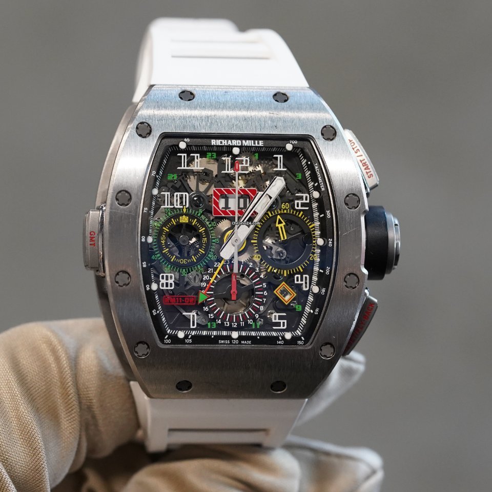 Richard Mille RM 011 Mens watch Unisex Automatic Titanium rm11-02