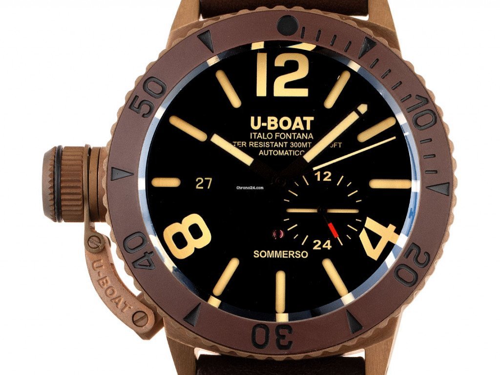 U-Boat Classico Mens watch Unisex Automatic Bronze 8486 C