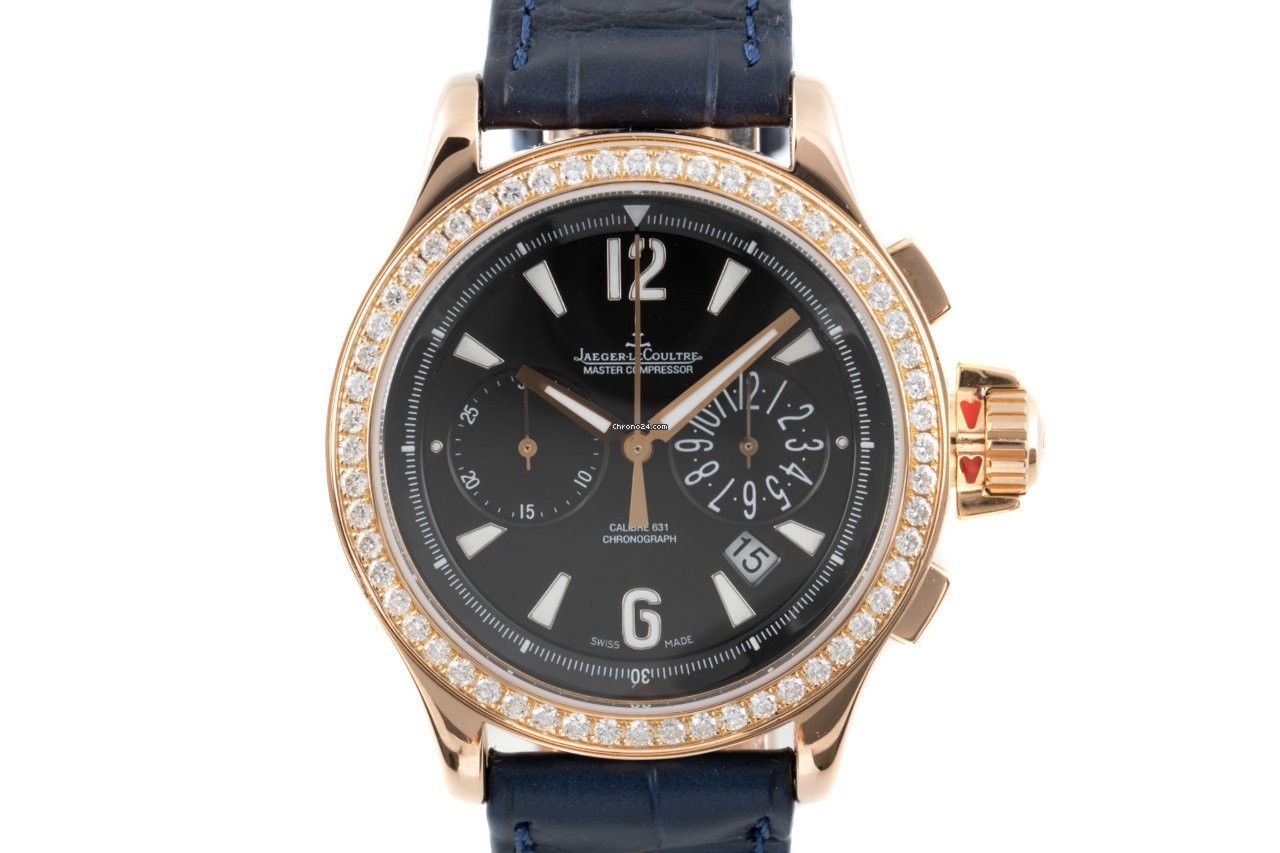 Jaeger-LeCoultre Master Compressor Chronograph Womens watch Quartz Red gold 148.2.31