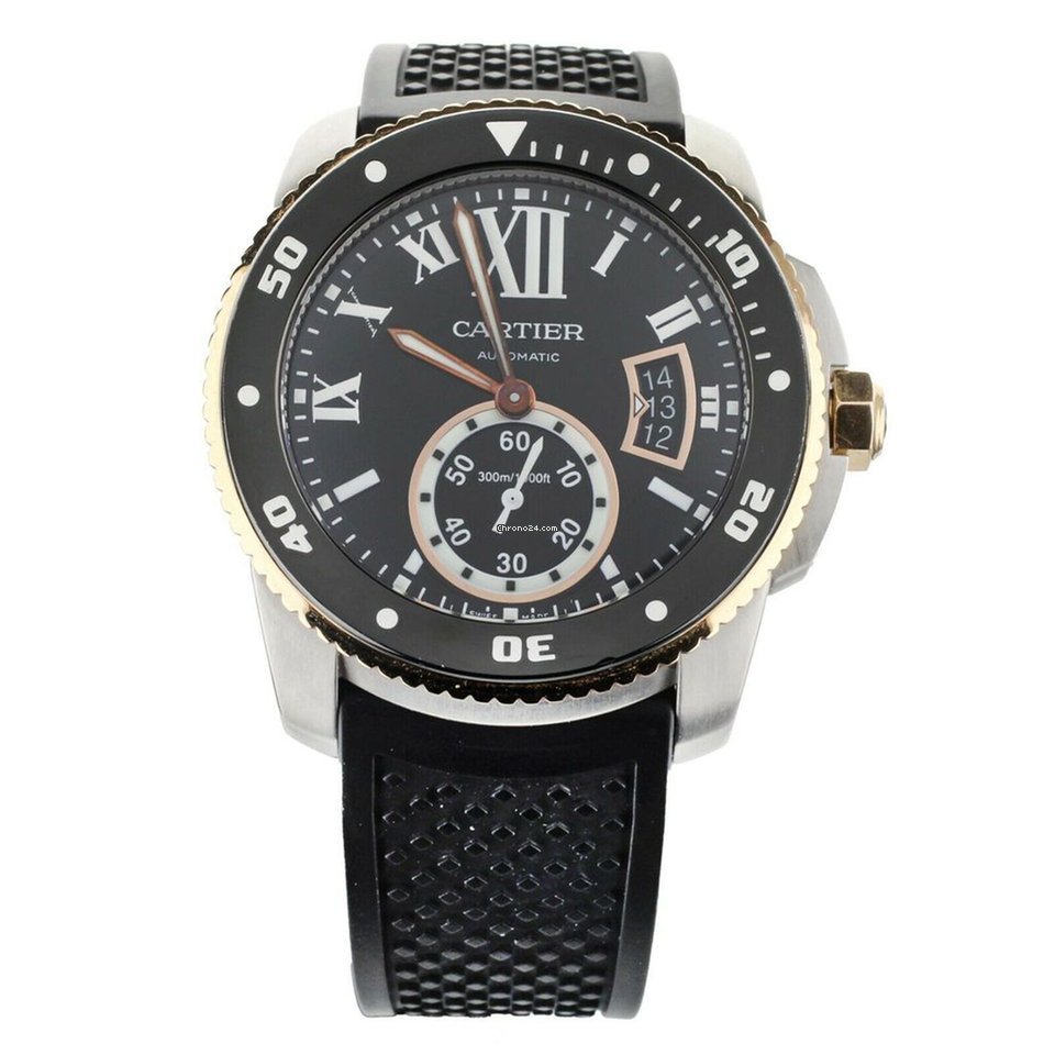 Cartier Calibre de Cartier Diver Mens watch Unisex Automatic Gold Steel W710055