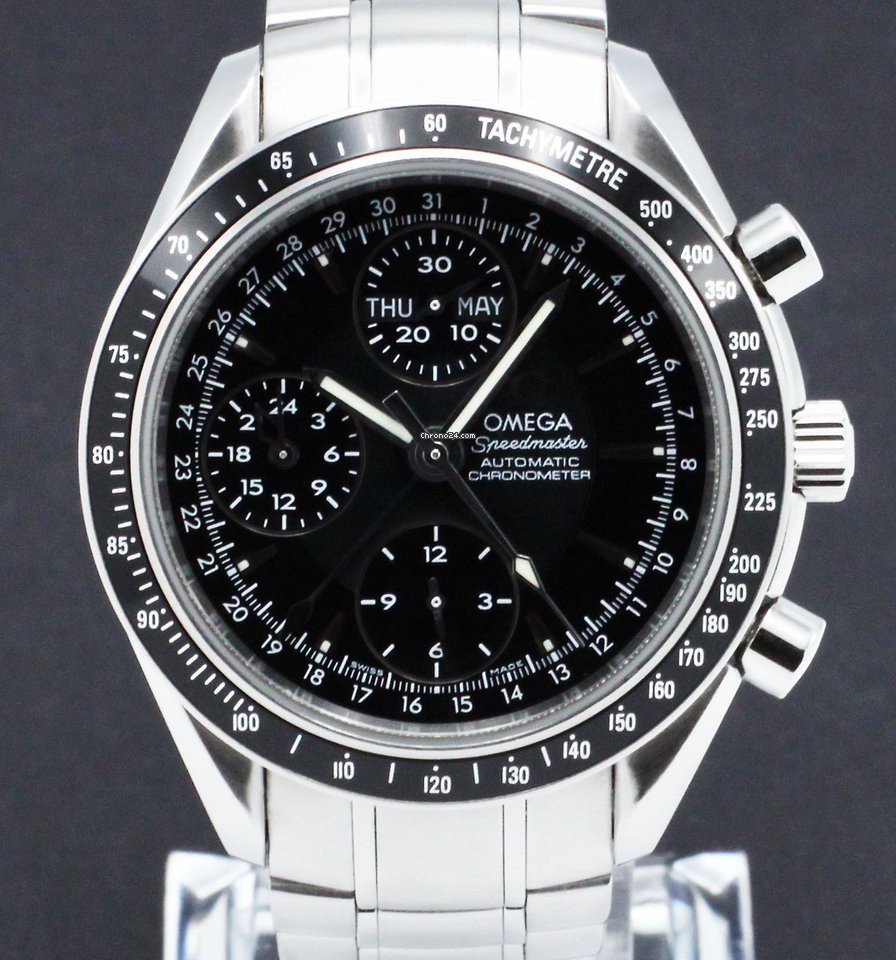 Omega Speedmaster Day Date Mens watch Unisex Automatic Steel 3220.50.00