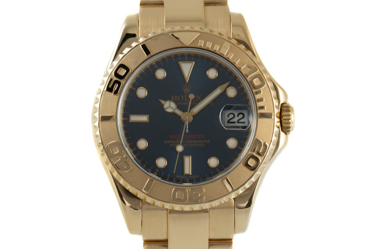 Rolex Yacht-Master Mens watch Unisex Yellow gold Automatic 168628