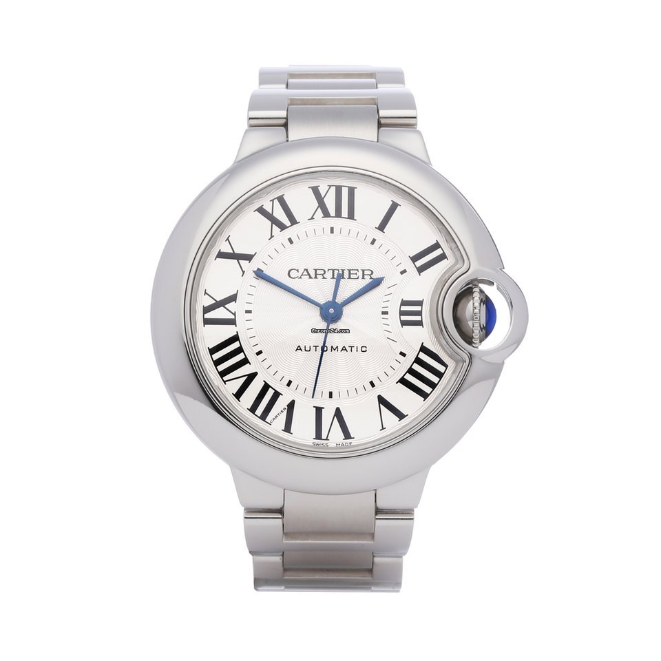 Cartier Ballon Bleu 33mm Womens watch Automatic Steel W6920071 or 3489