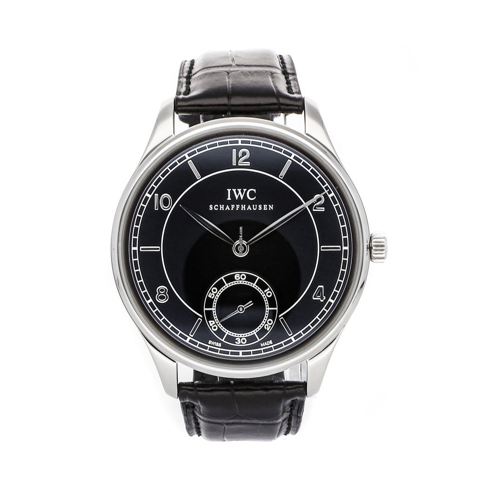 IWC Portuguese Hand-Wound Mens watch Unisex Manual winding Steel IW5445-01
