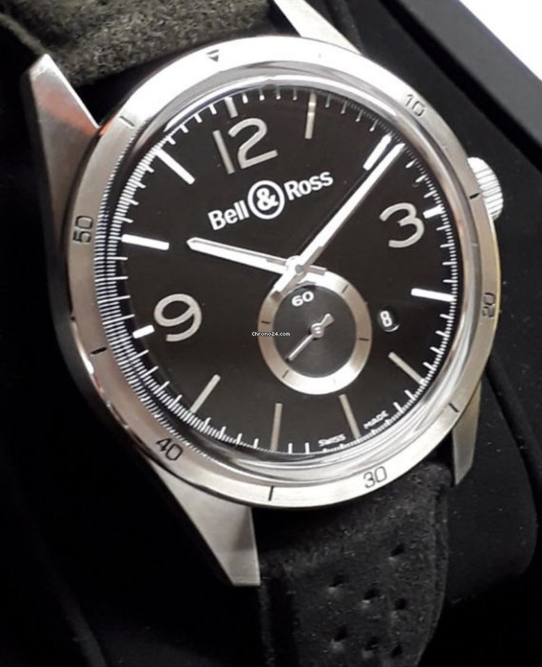 Bell & Ross BR V1 Mens watch Unisex Automatic Steel BRV123-BS-ST SF