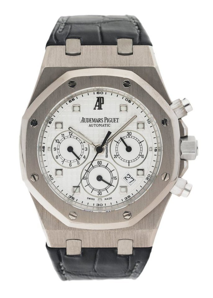 Audemars Piguet Royal Oak Chronograph Mens watch Unisex Automatic White gold 26022BC