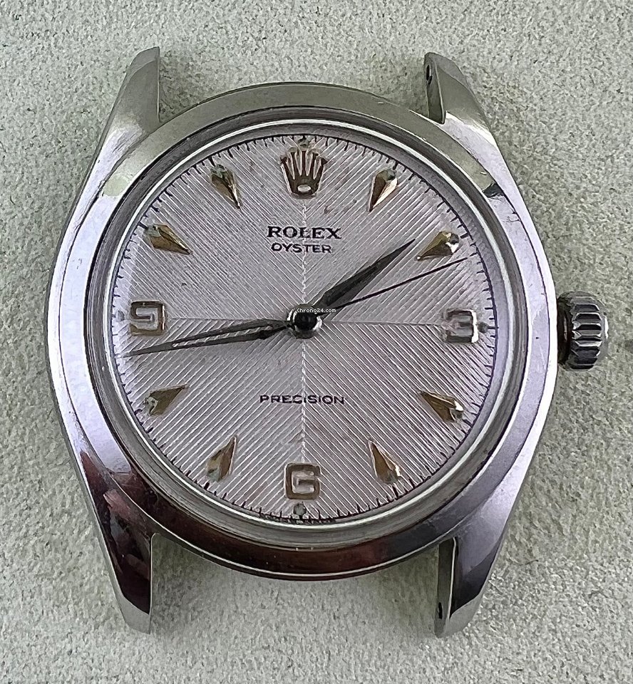 Rolex Oyster Perpetual 34 Mens watch Unisex Silver Automatic 1025