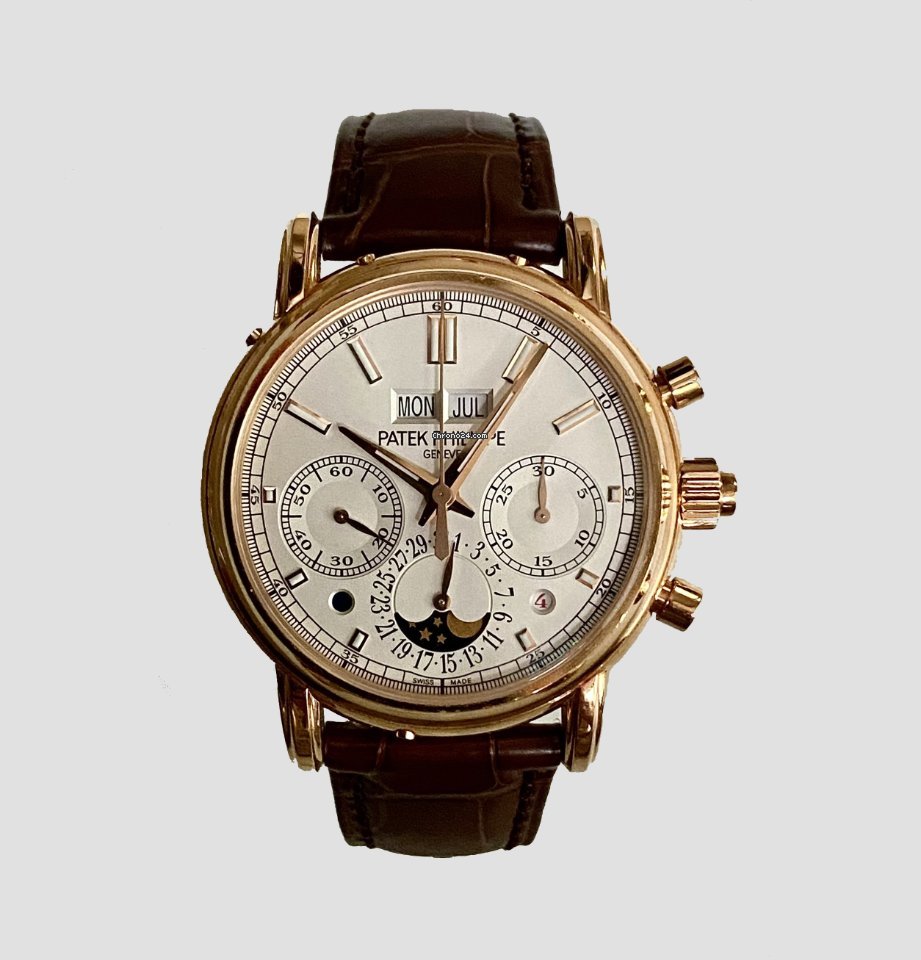Patek Philippe Perpetual Calendar Chronograph Manual winding Rose gold 5204R