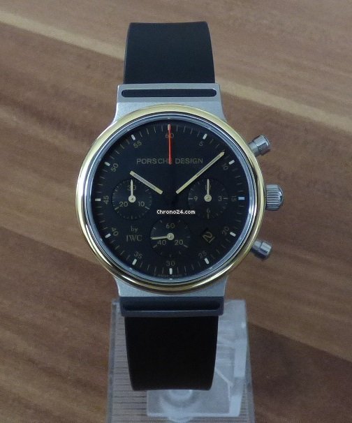 IWC Porsche Design Mens watch Unisex Quartz Gold Steel 3720