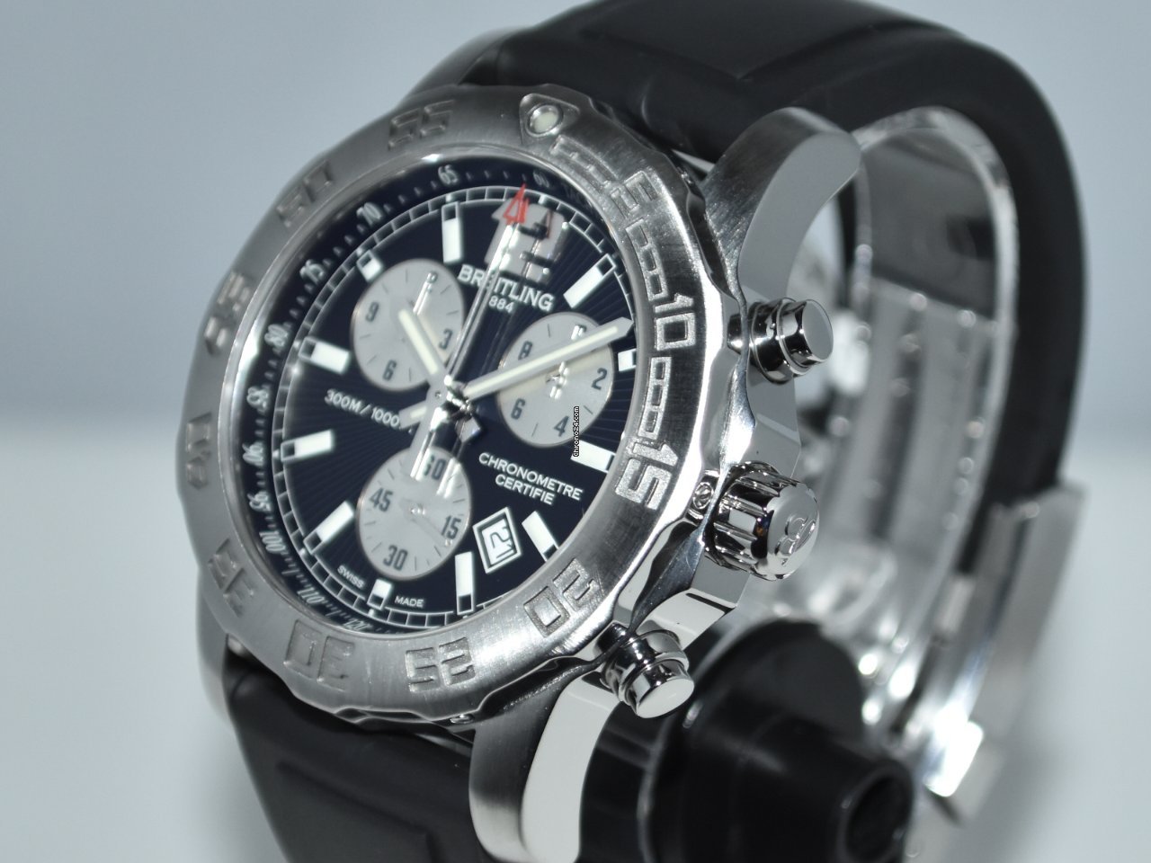 Breitling Colt Chronograph II Mens watch Unisex Quartz Steel A7338710 BB49