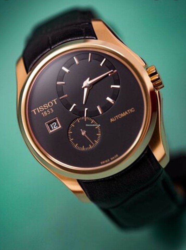 Tissot Couturier Mens watch Unisex Automatic Gold Steel T0354283605100