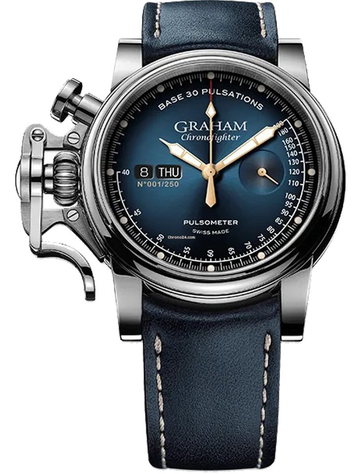 Graham Chronofighter Mens watch Unisex Automatic Steel 2CVCS.U14A